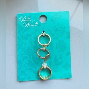 The Pioneer Woman Elegant Gold and Silver Ring Trio
